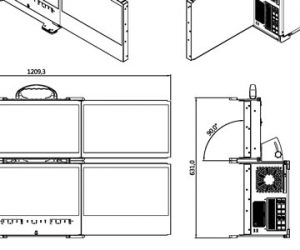 Use with triple screen computers for 6 or 9 screen system