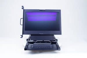 Big 1U rack mount monitor