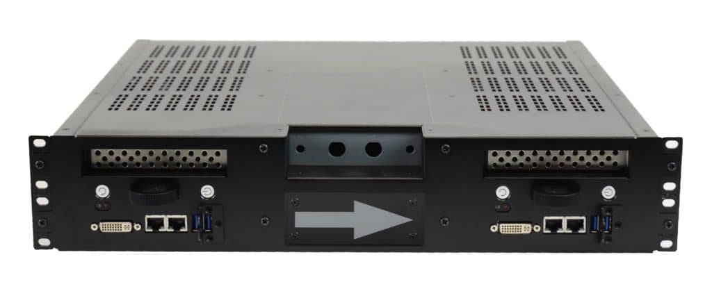 dual computer rackmount 2U