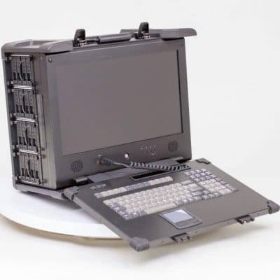 massive removable storage system in a luggable portable.