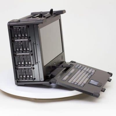 Drive bays removable) on the MilPAC deployable portable server