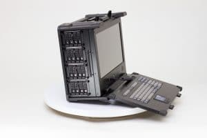 Drive bays removable on the MilPAC deployable portable server