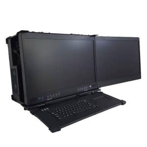 Dual Screen Workstation Portable with 24" class displays
