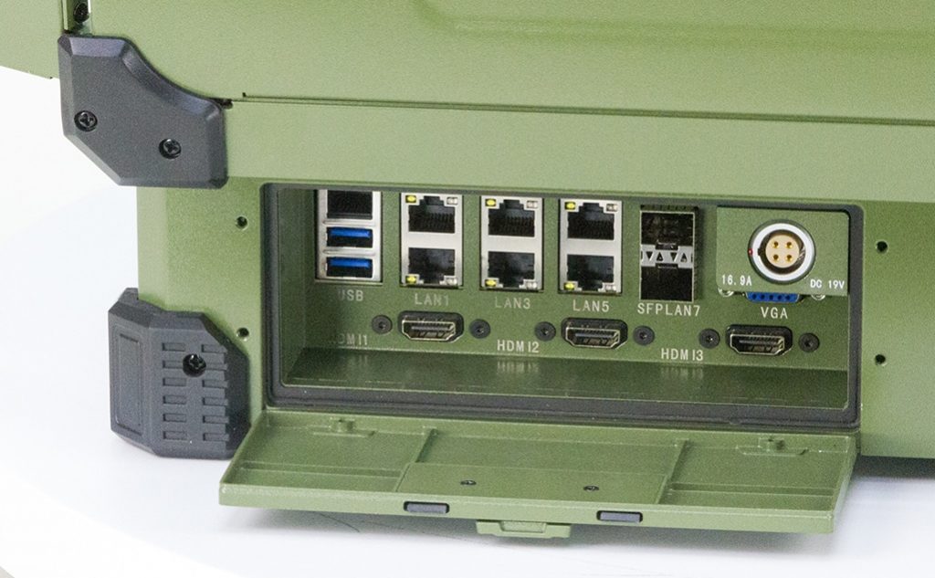 Server class Ethernet I/o on rear panel