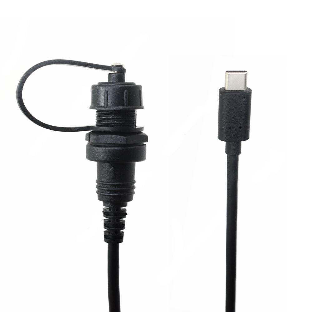 There are a number of USB-C connector manufacturers making waterproof versions for use in outdoor or rugged environments.